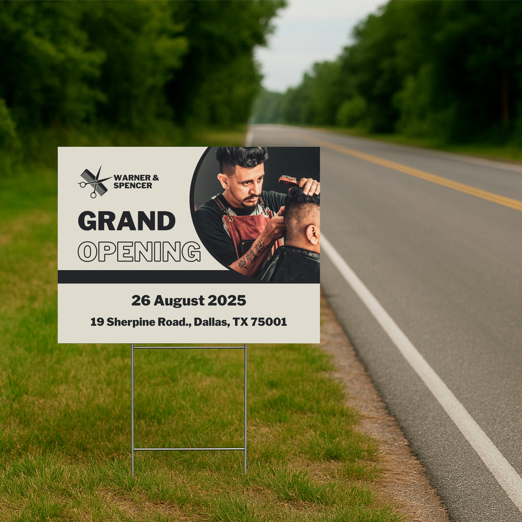 Custom Printed Yard Sign
