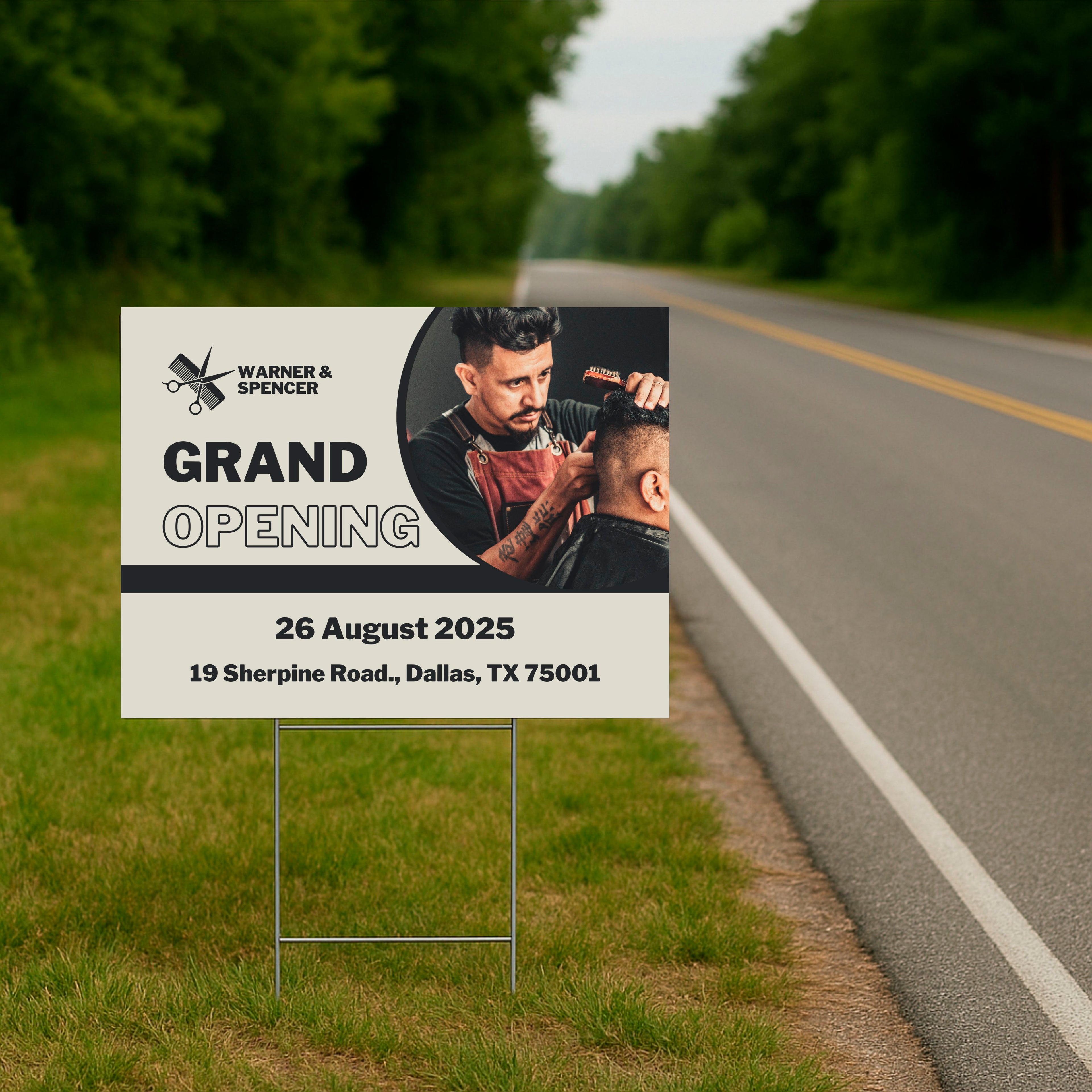 Custom Printed Yard Sign