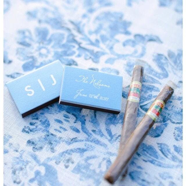 Personalized Wedding Matches || Wedding Matches Custom Matchbox Wedding Favors for Guests Wedding Send Off Cigar Bar Candle Favor