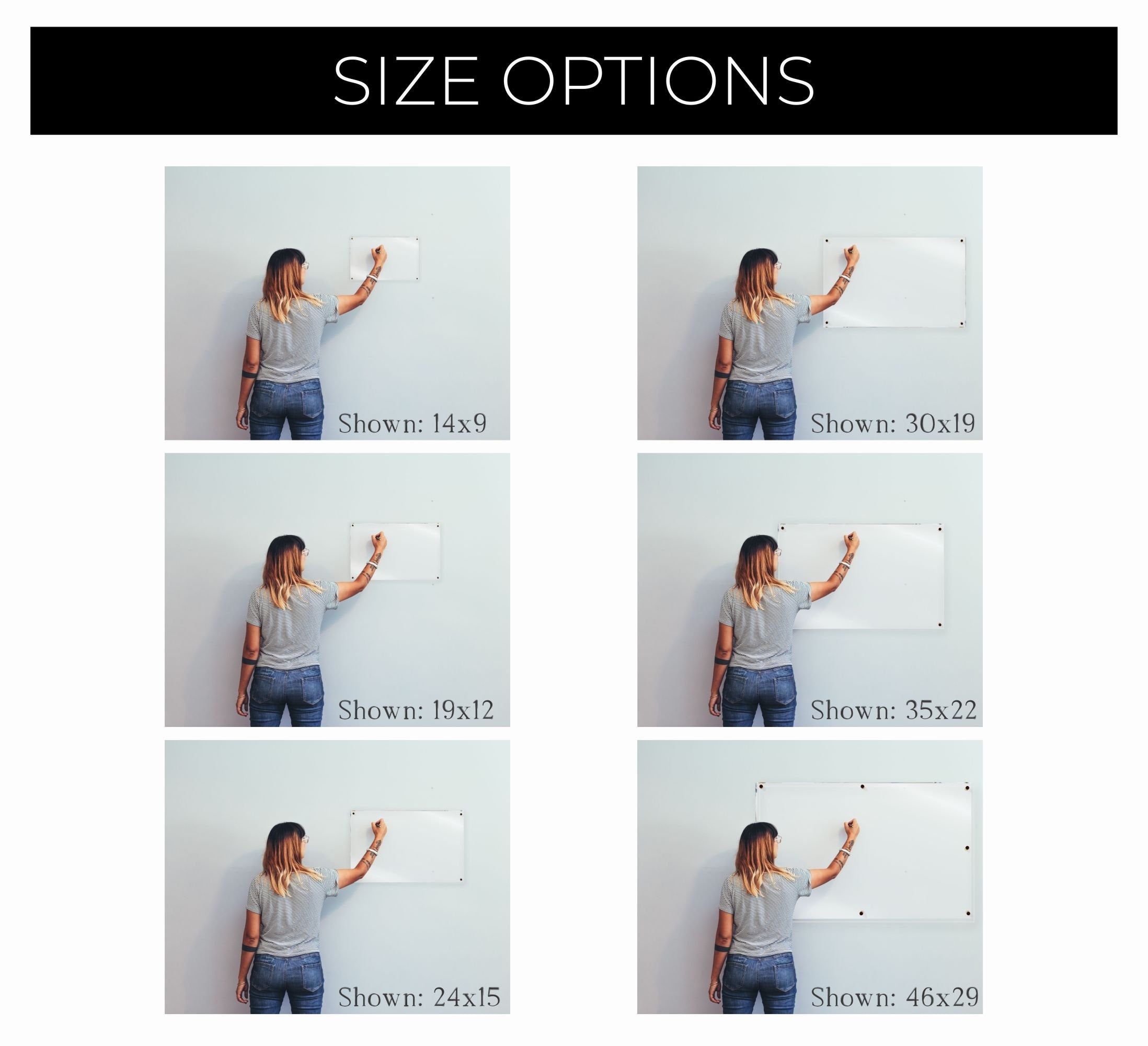 Acrylic Notes Eucalyptus Board For Wall