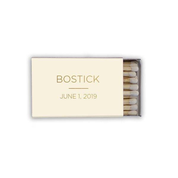 Personalized Wedding Matches || Wedding Custom Matchbox Wedding Favors for Guests Wedding Send Off Cigar Bar Candle Favor