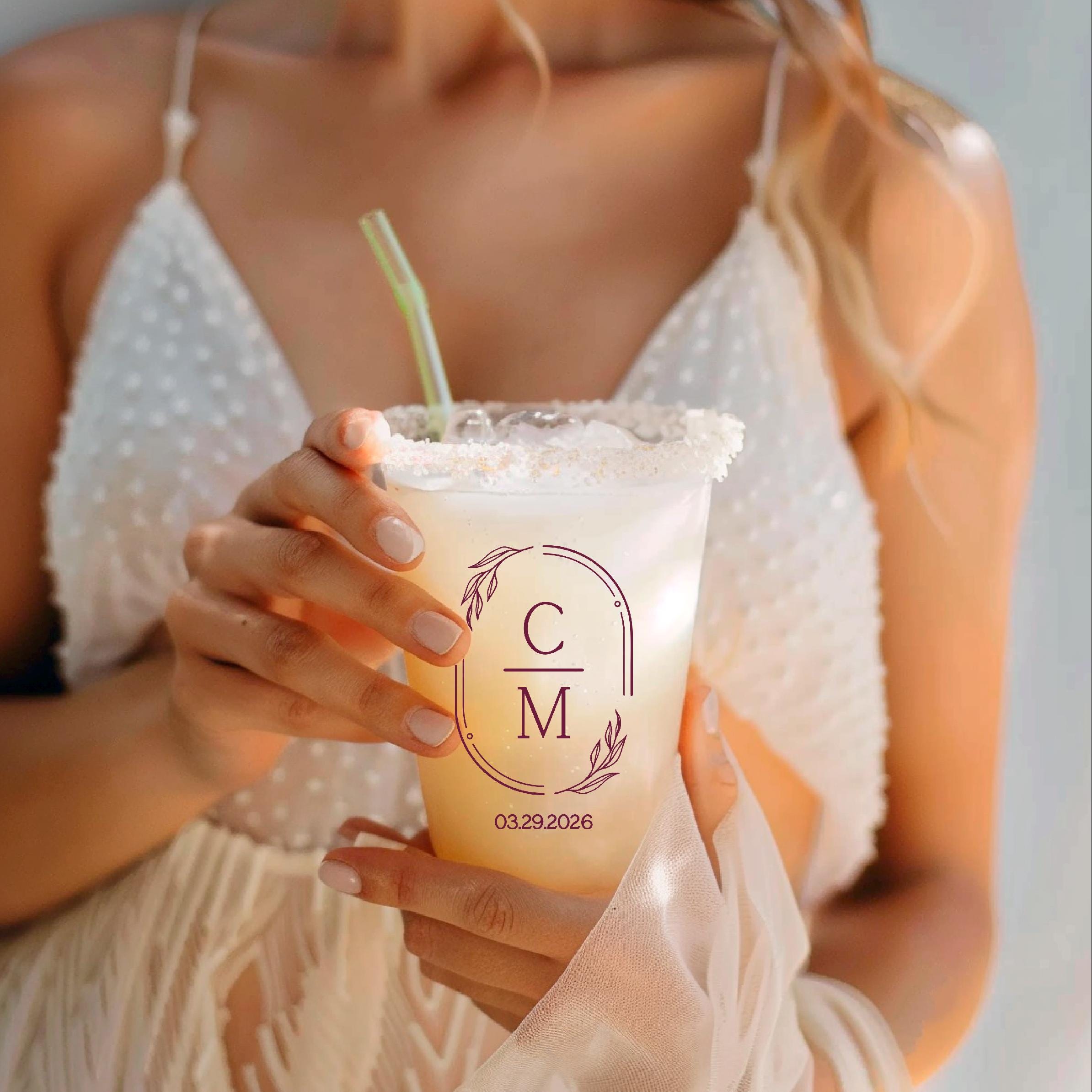 Personazlied Wedding Frosted Cups