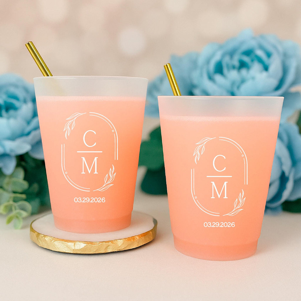 Personazlied Wedding Frosted Cups