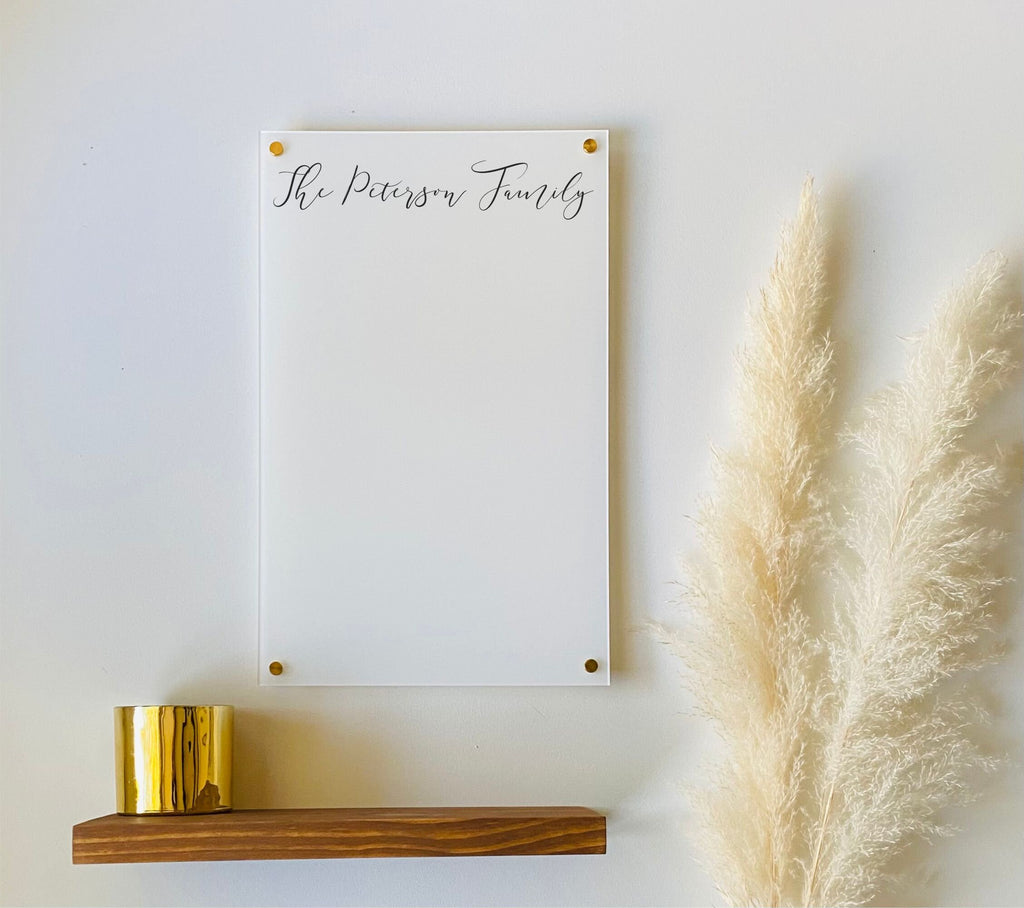 Personalized Acrylic Board For Wall