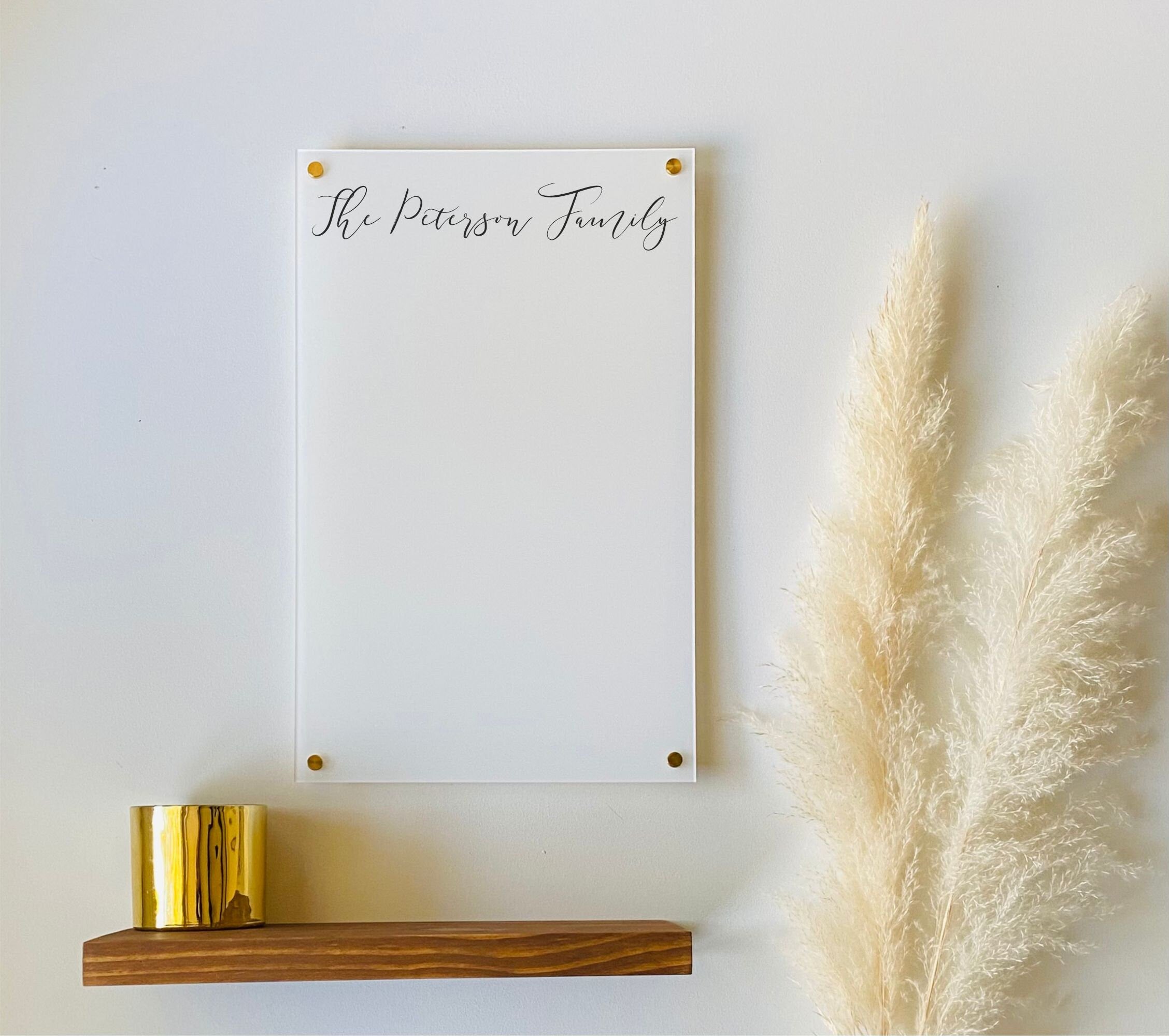Personalized Acrylic Board For Wall