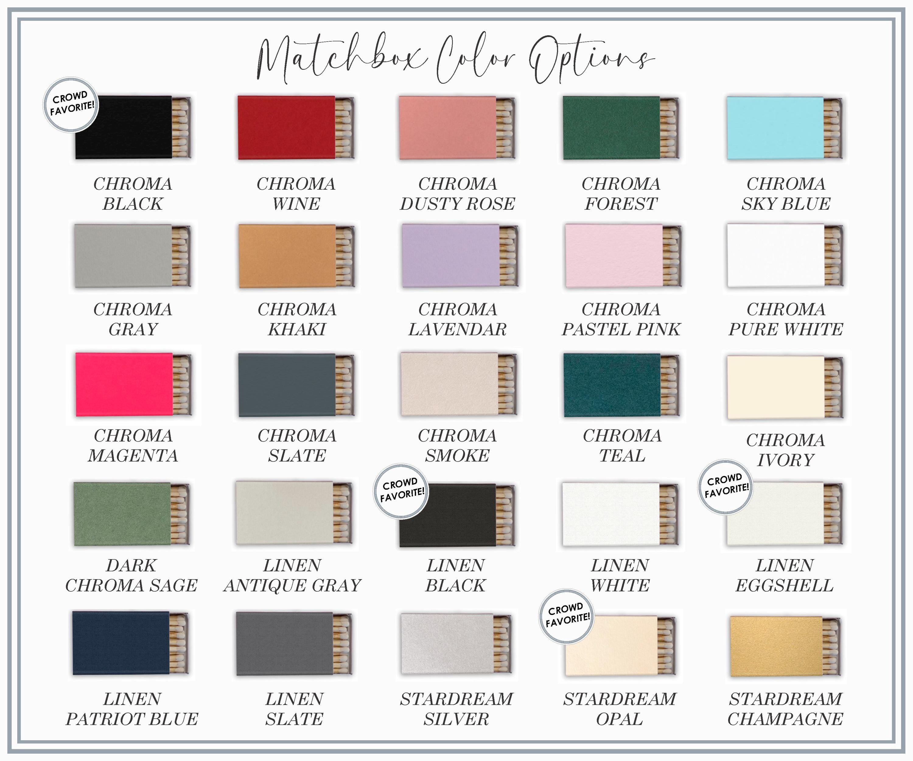 Monogram Personalized Matches || Wedding Matches, Custom Matchbox, Wedding Favors for Guests, Wedding Send Off, Cigar Bar