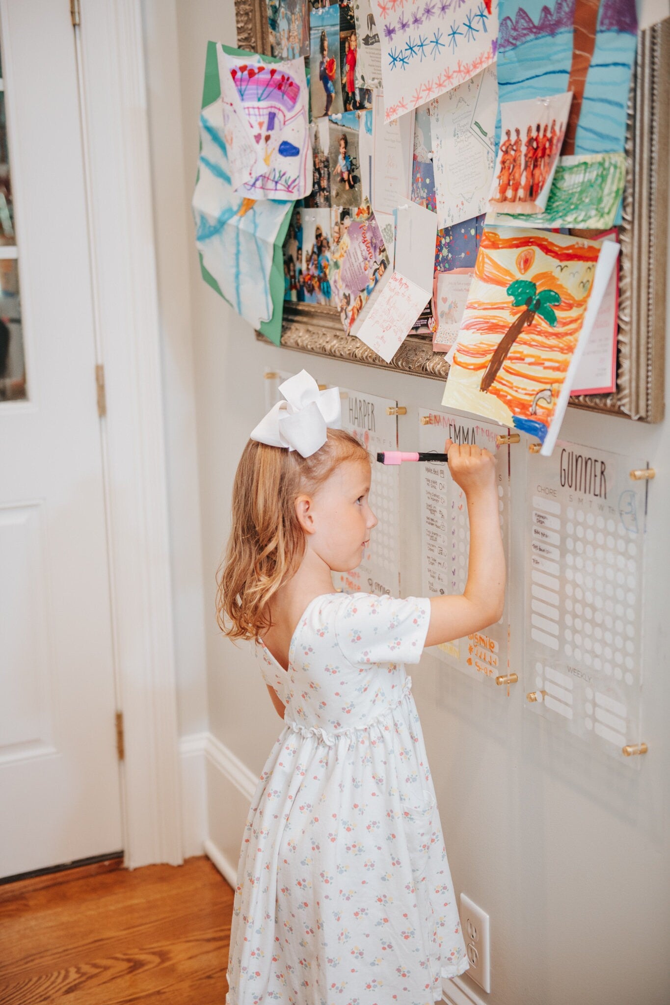Personalized Acrylic Chore Chart For Kids