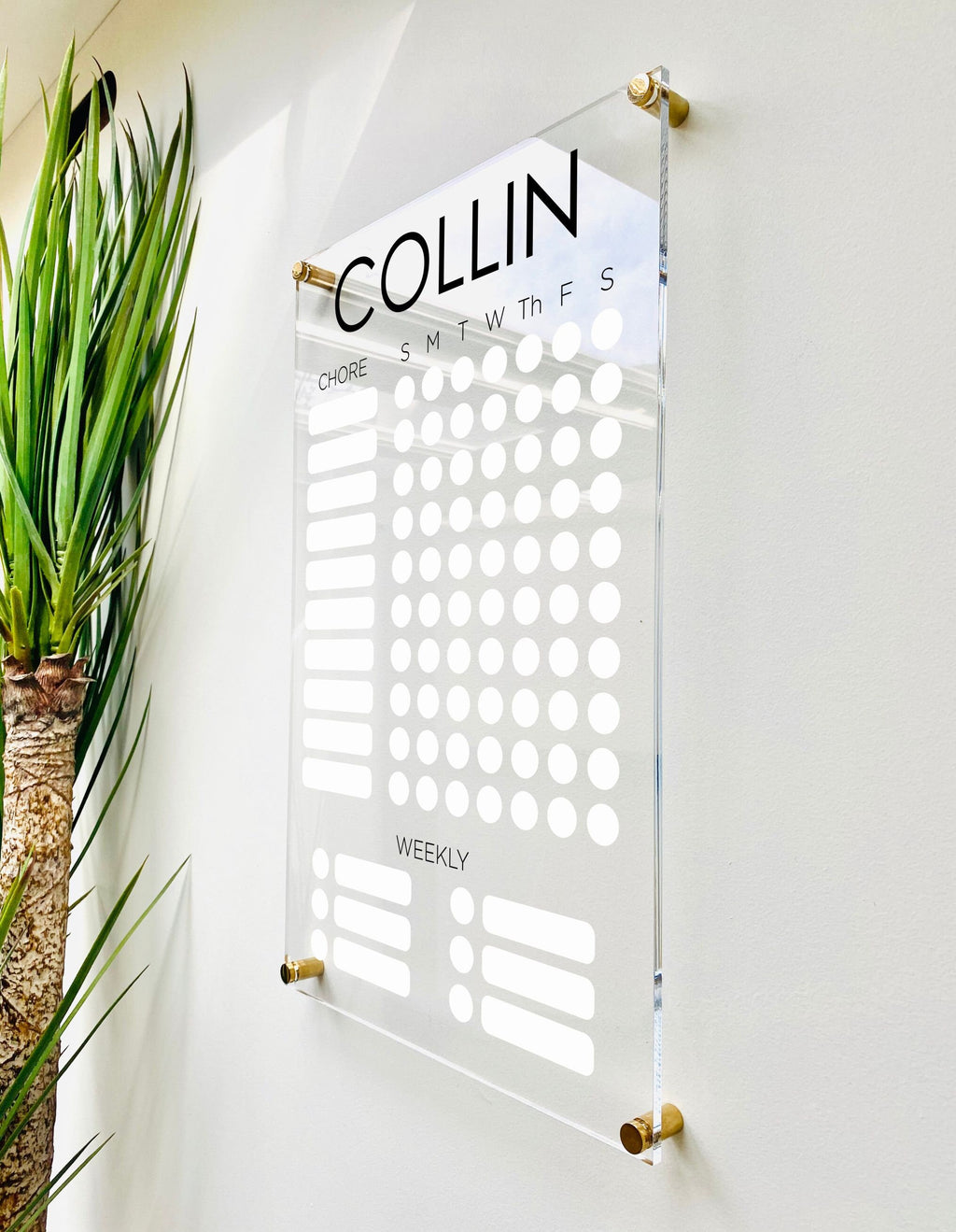 Personalized Acrylic Chore Chart For Kids