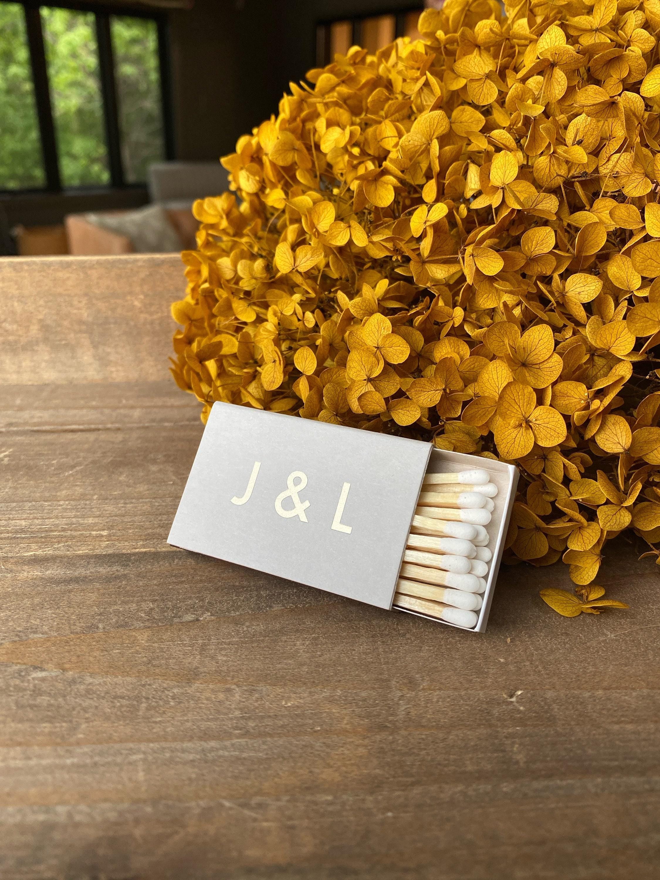 Personalized Matches || Wedding Matches Custom Matchbox, Wedding Favors for Guests Wedding Send Off, Cigar Bar, Monogram Matches