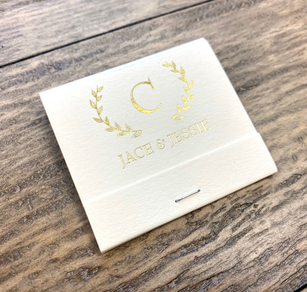 Personalized Monogram Matches || Wedding Matches, Custom Matchbox, Wedding Favors for Guests, Wedding Send Off, Cigar Bar