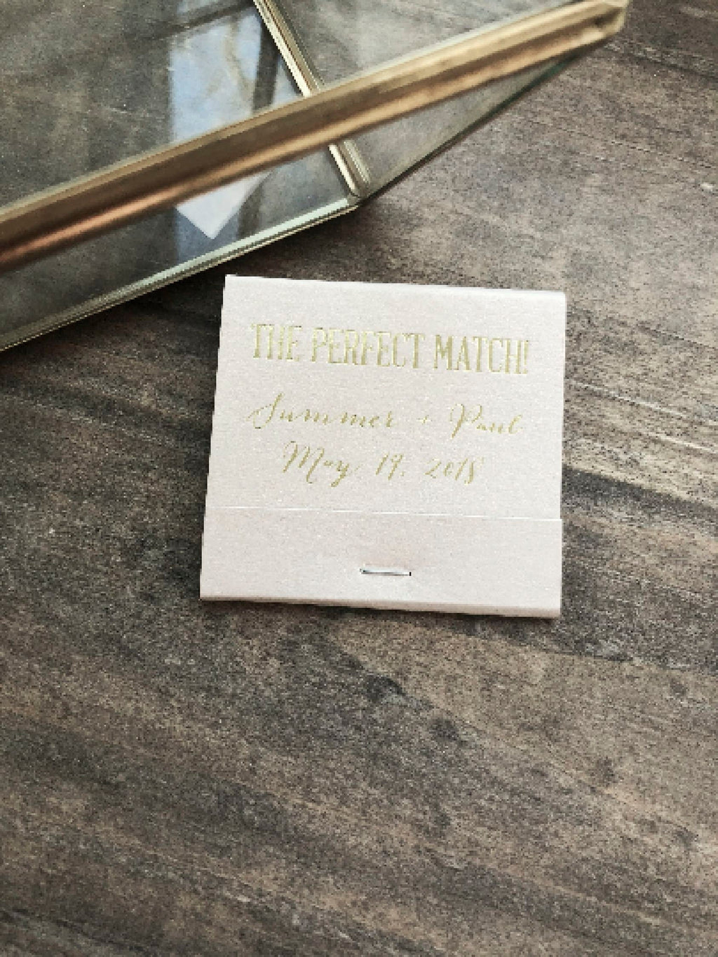 The Perfect Match Personalized Matches, Set of 100 || Wedding Matches, Custom Matchbox, Wedding Favors for Guests Wedding Send Off Cigar Bar