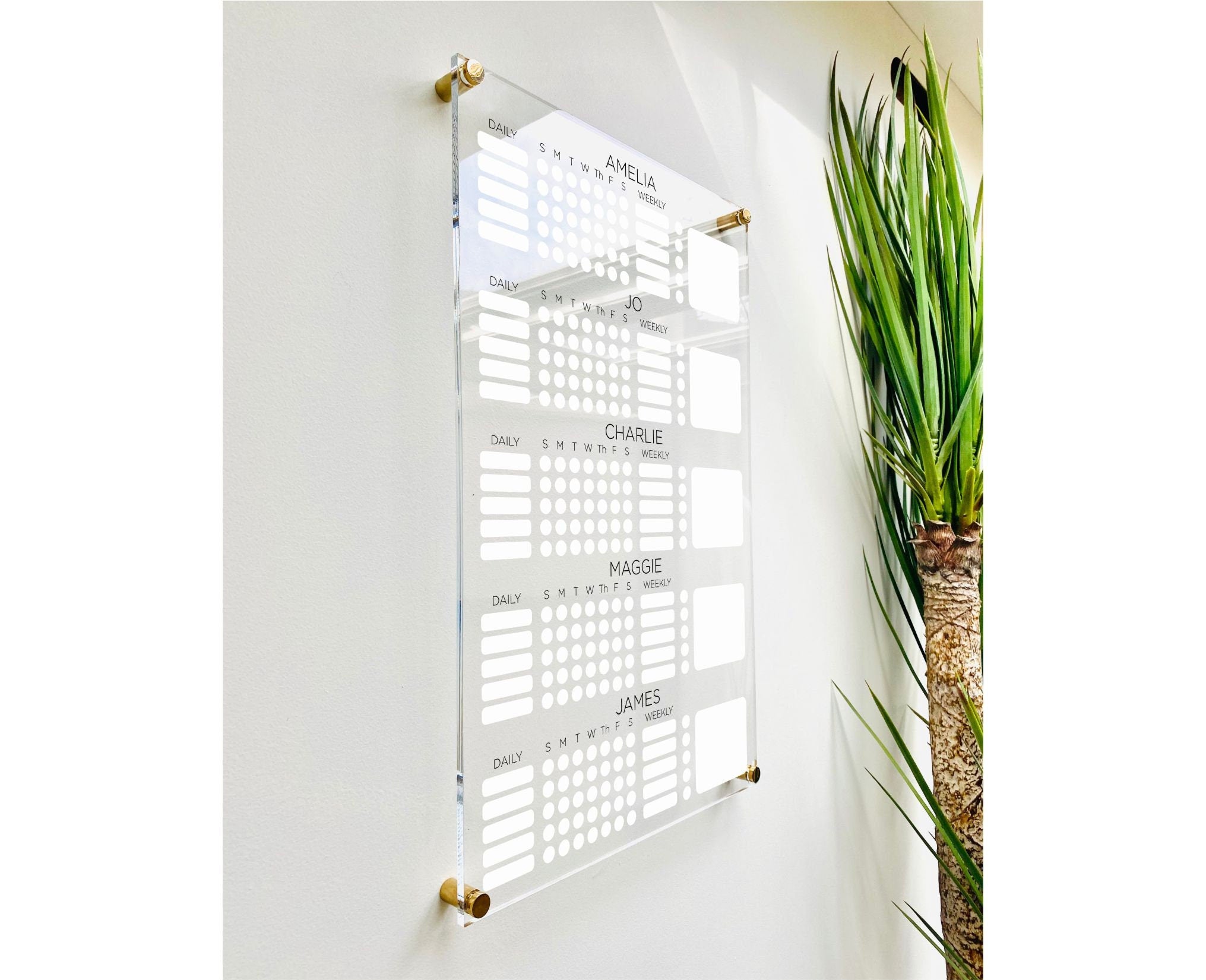 Personalized Chore Chart For 5 Kids