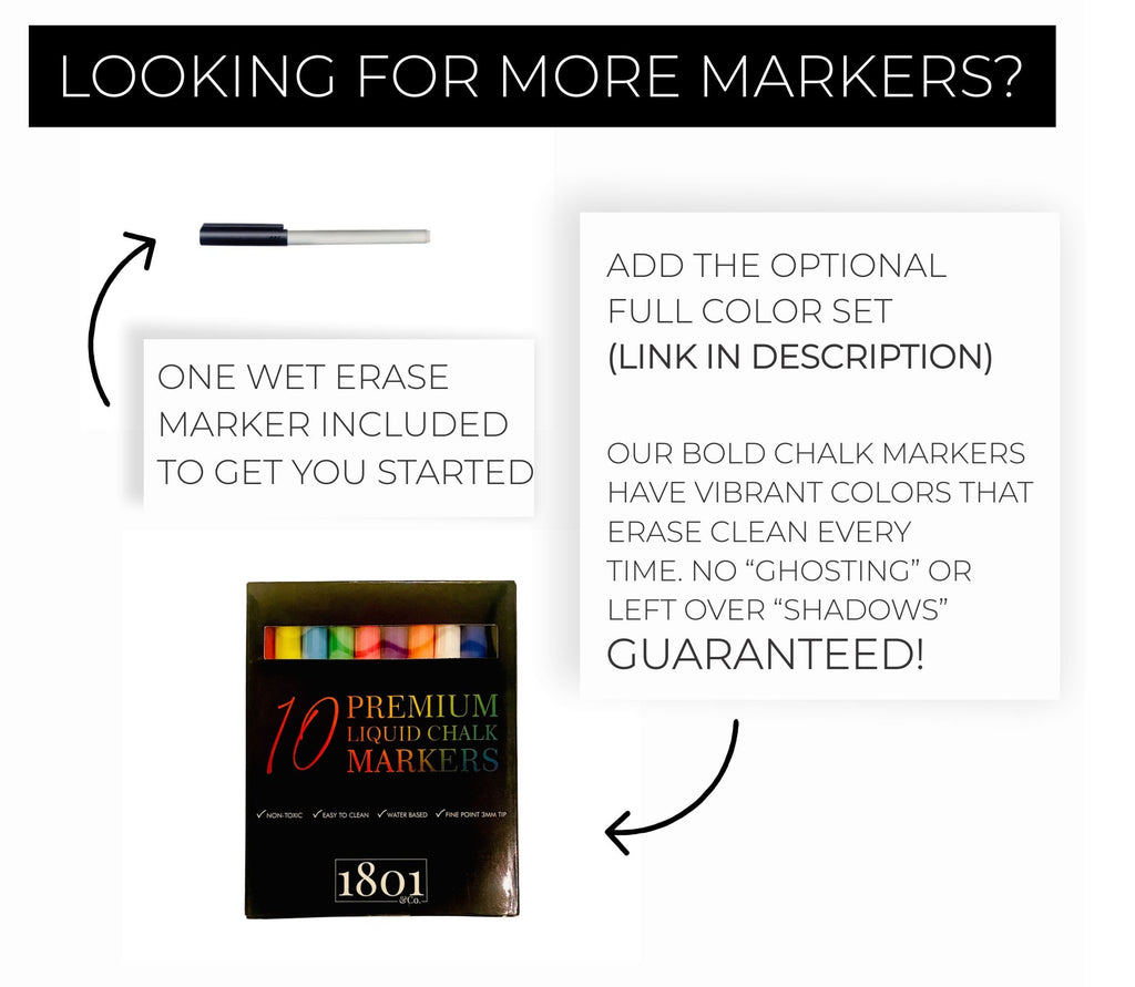 Acrylic Monthly Calendar For Wall || Custom Dry Erase Family Planner Large Huge Clear or White Calendar Personalized Whiteboard Office Decor