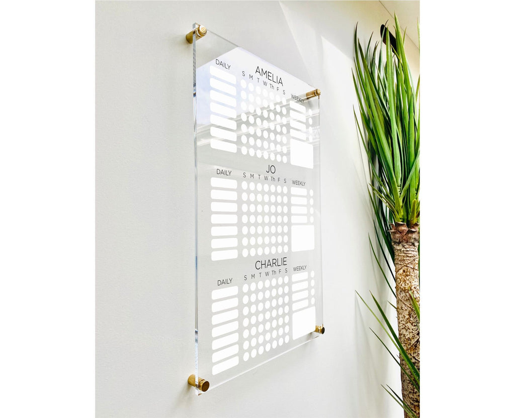 Personalized Chore Chart For 3 Kids