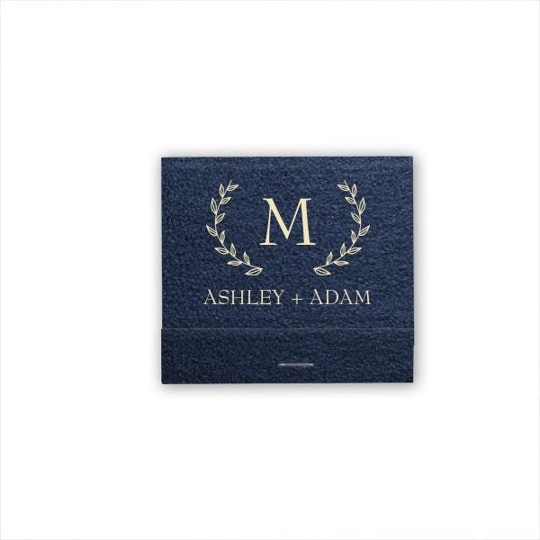 Personalized Monogram Matches || Wedding Matches, Custom Matchbox, Wedding Favors for Guests, Wedding Send Off, Cigar Bar