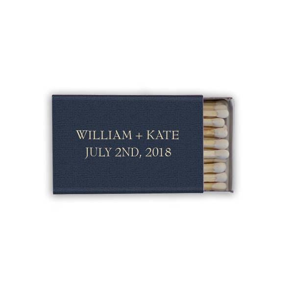 Personalized Matches || Wedding Matches, Custom Matchbox, Wedding Favors for Guests, Wedding Send Off, Cigar Bar, Unique Favor