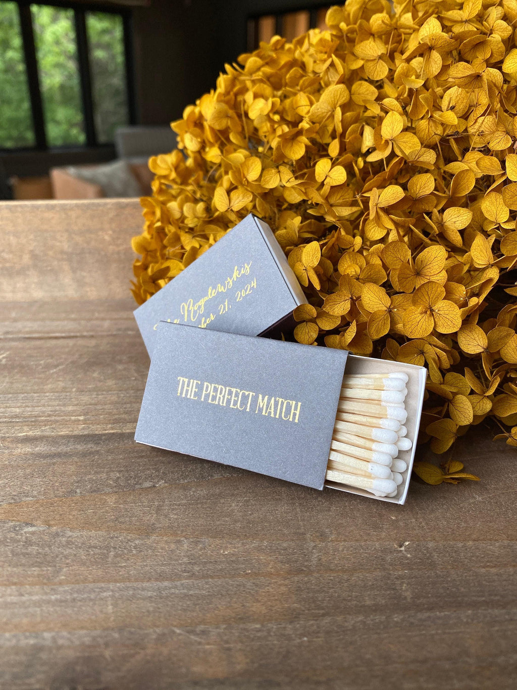 The Perfect Match Personalized Matches, Set of 100 || Wedding Matches, Custom Matchbox, Wedding Favors for Guests Wedding Send Off Cigar Bar