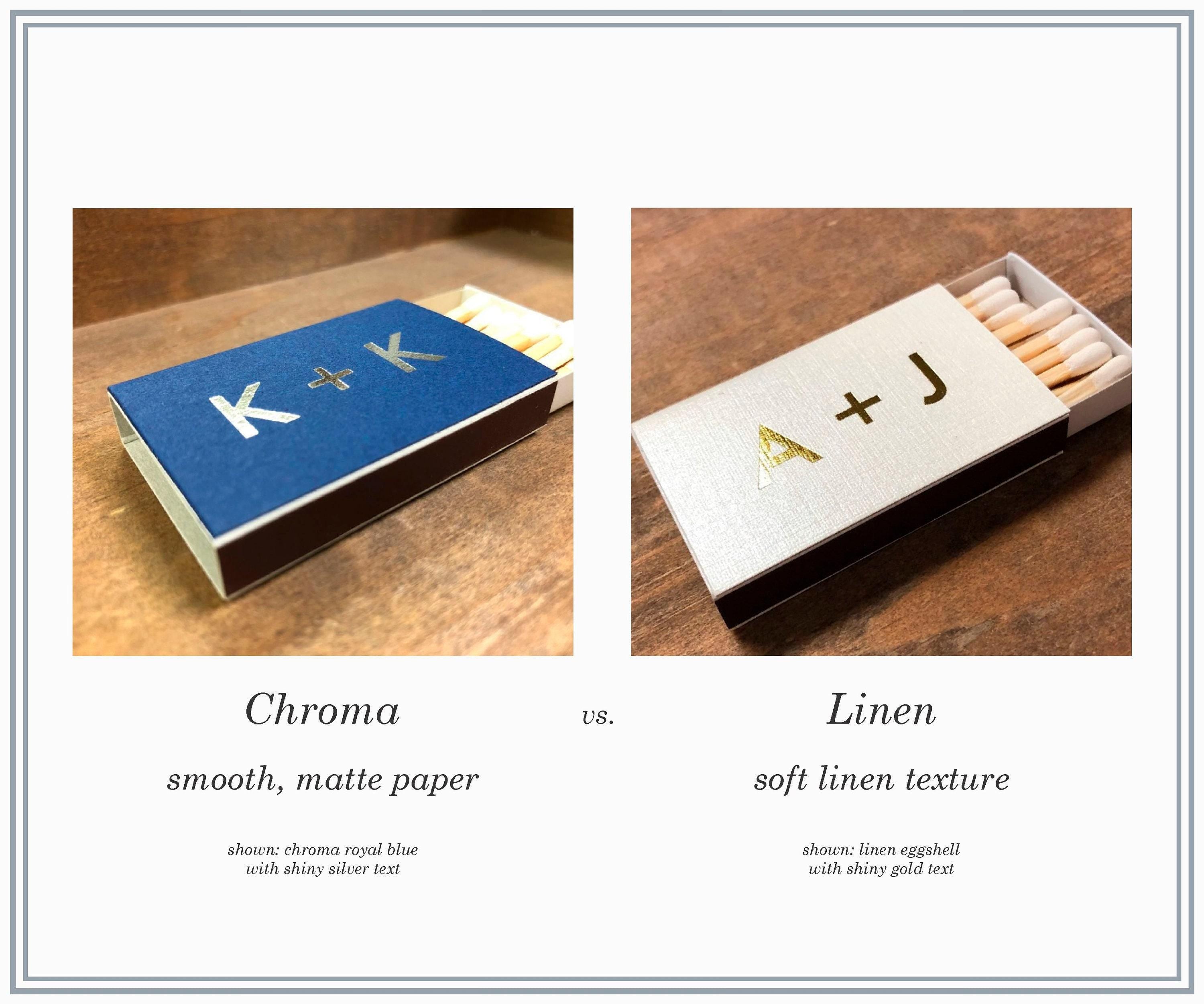 Personalized Wedding Matches || Wedding Matches Custom Matchbox Wedding Favors for Guests Wedding Send Off Cigar Bar Candle Favor