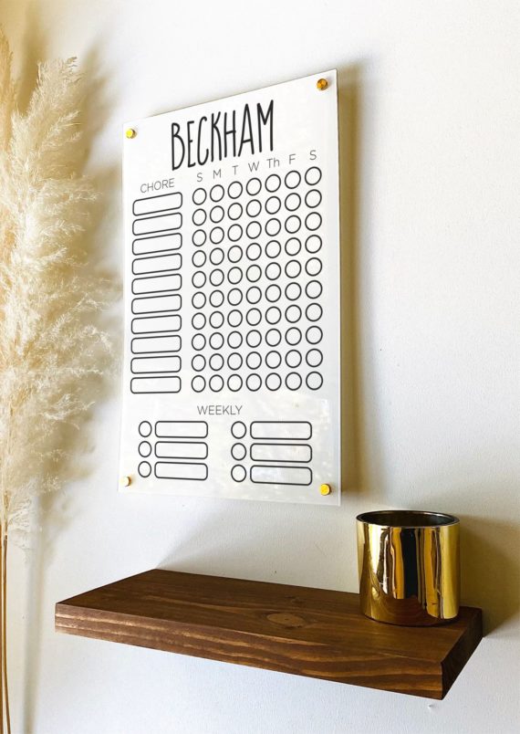 Personalized Chore Chart For Kids