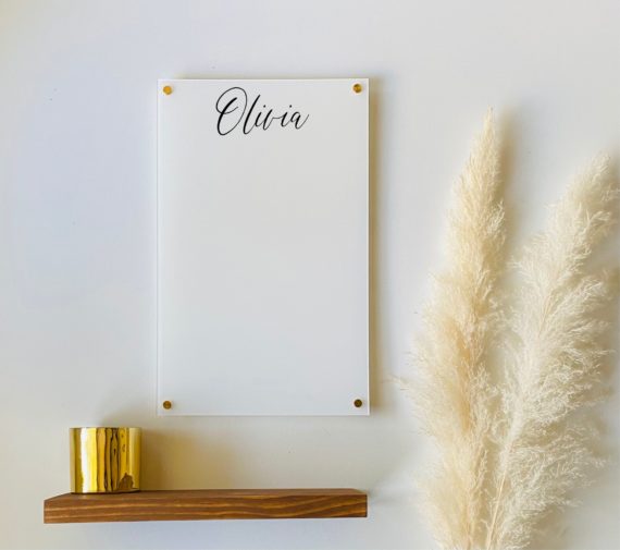 Personalized Dry Erase Board For Kids