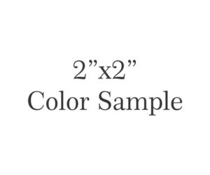 2 Inch x 2 Inch Acrylic Hex Code Color Sample