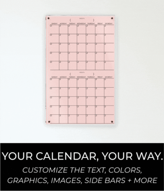 2 Month Wall Calendar