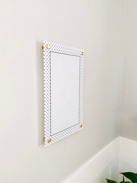Acrylic Modern Blank Notes Board For Wall