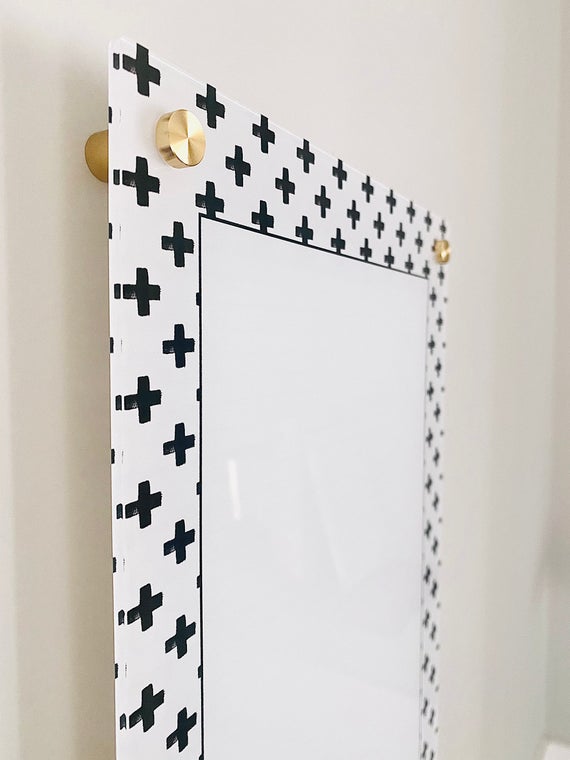 Acrylic Modern Blank Notes Board For Wall