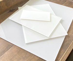 Wholesale Craft Blanks Sublimation Acrylic Sheets White 12 x 12 24 S – PYD  LIFE