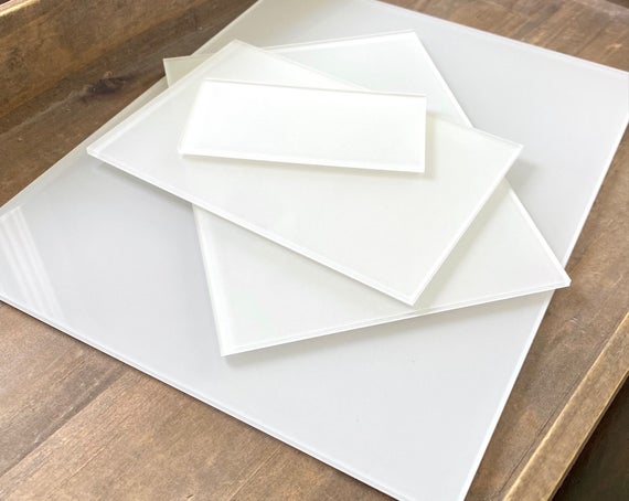 WHITE Blank Acrylic Bookmark/ Acrylic Wholesale / Plain Acrylic