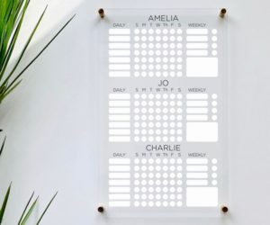 Personalized Chore Chart For 3 Kids