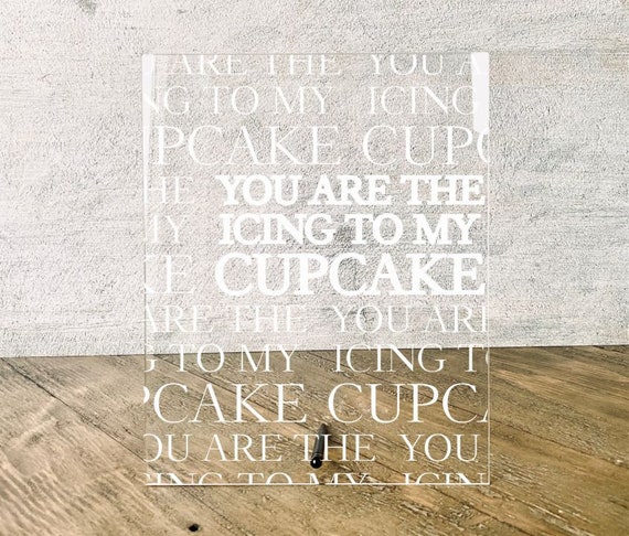 Cupcake Table Sign