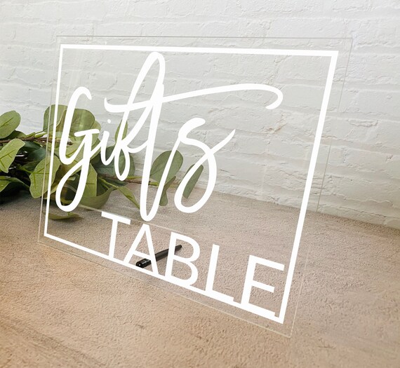 Gifts Table Sign
