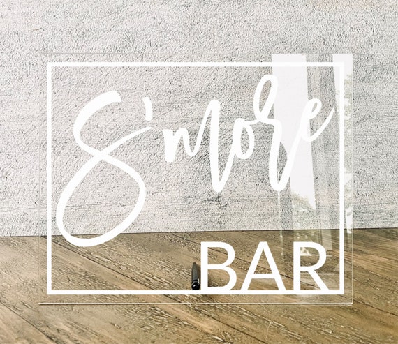 S'more Bar Table Sign