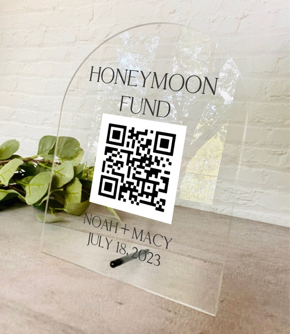 Honeymoon Fund Wedding Sign