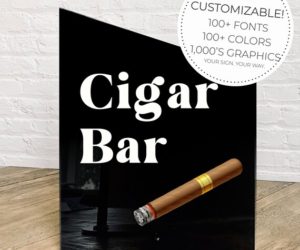 Cigar Bar Sign