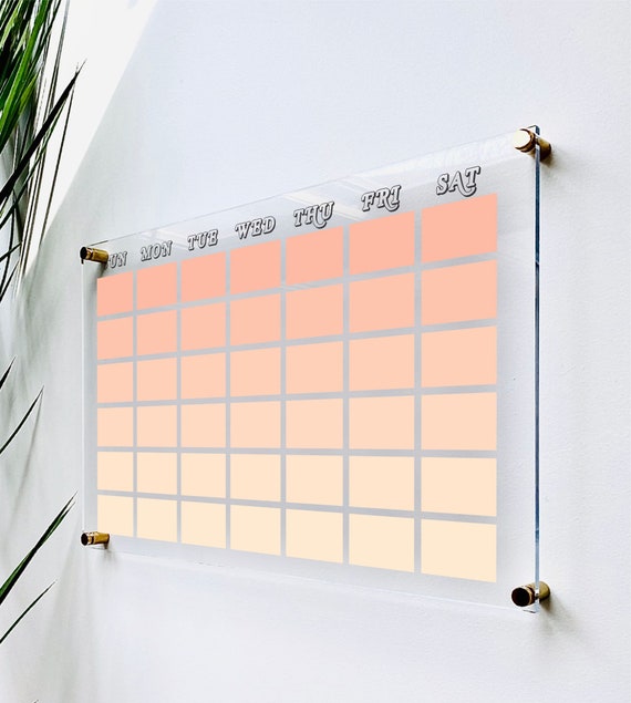 Acrylic Calendar For Wall