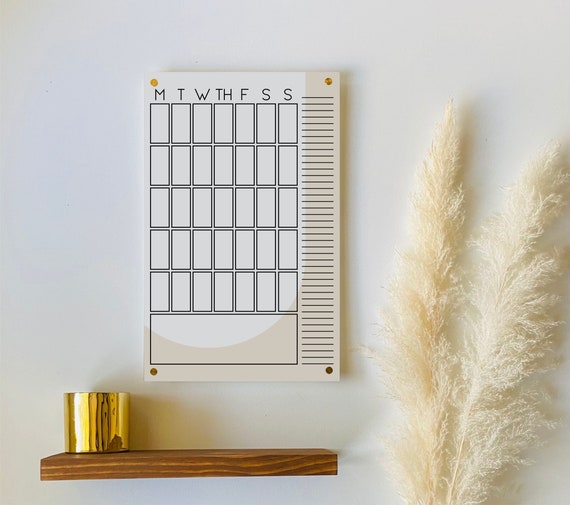 Acrylic Calendar For Wall