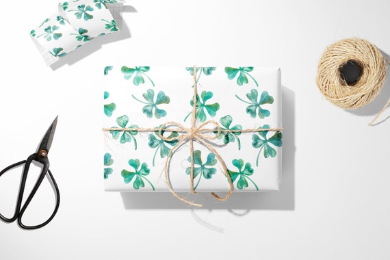 Four Leaf Clover Gift Wrap