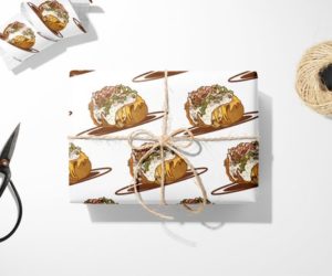 Baked Potato Gift Wrap