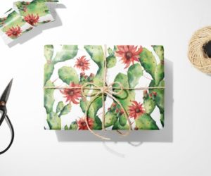 Cactus Gift Wrap