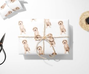 Goldendoodle Gift Wrap