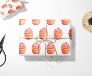 Cupcake Gift Wrap