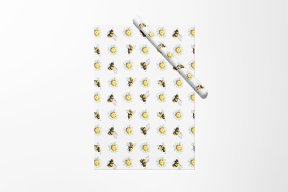 Bee and Daisy Gift Wrap