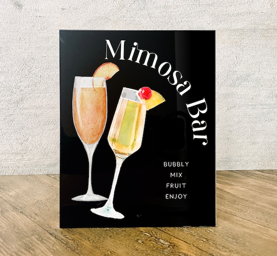 Mimosa Bar Acrylic Sign