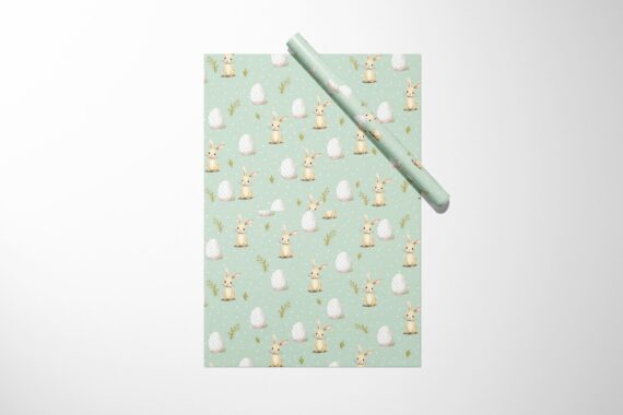 Easter Bunny and Egg Wrapping Paper